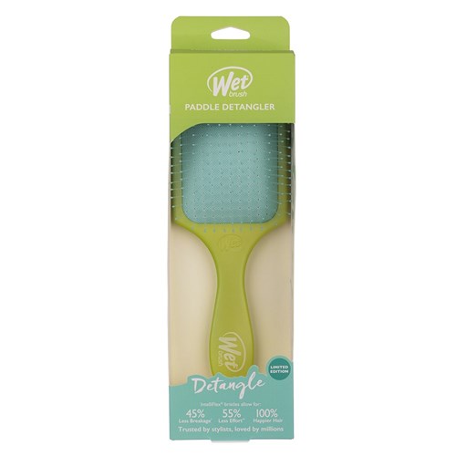 WetBrush Feel Good Ombre Paddle Detangler Green