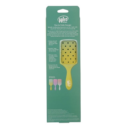 WetBrush Feel Good Ombre Paddle Detangler Green