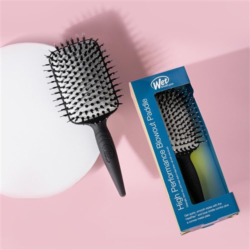 WetBrush Pro High Performance Blowout Paddle Brush Black