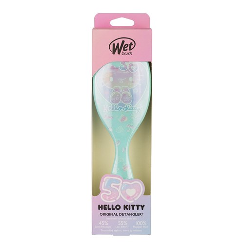 WetBrush Hello Kitty 50th Birthday Detangler Green