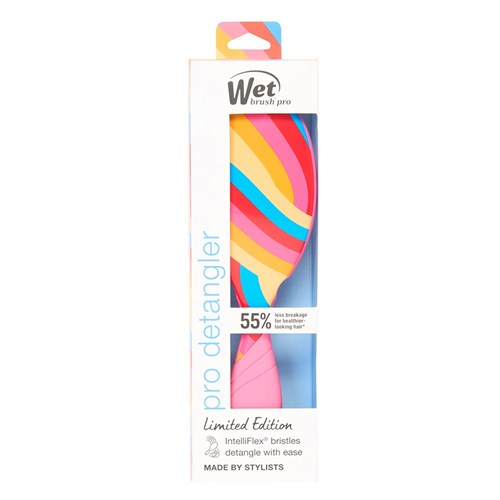 WetBrush Pro Retro Swirl Detangler Pink