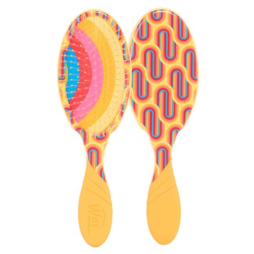 WetBrush Pro Retro Swirl Detangler Yellow