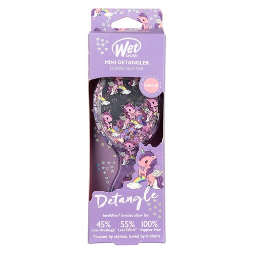 WetBrush Unicorn Glitter Mini Detangler