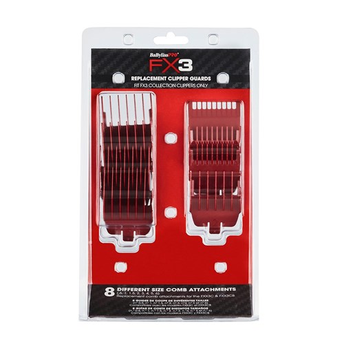 BaBylissPRO FX3 Hair Clipper Comb Attachment Set