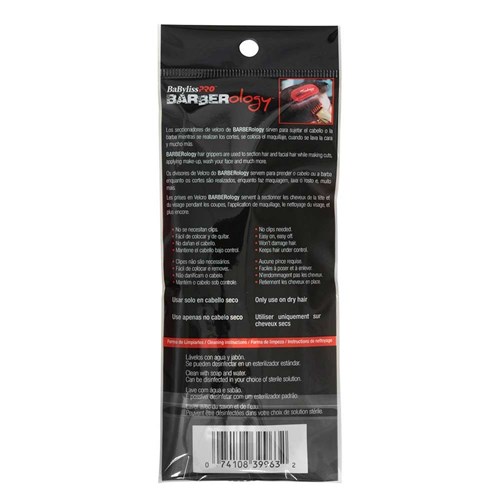 BaBylissPRO Barberology Hair Grippers Package Back