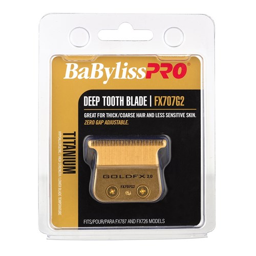 BaBylissPRO Gold T-Blade 2.0mm Deep Tooth