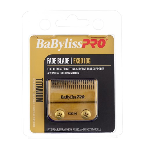 BaBylissPRO Hair Clipper Gold Titanium Blade FX8010G