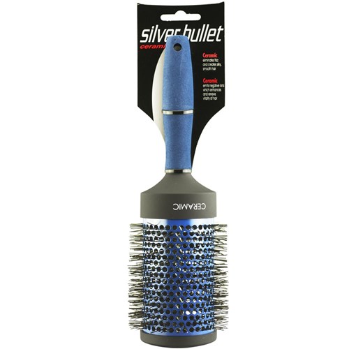 Silver Bullet Blue Series Ceramic Hot Tube Hair Brush - Jumbo