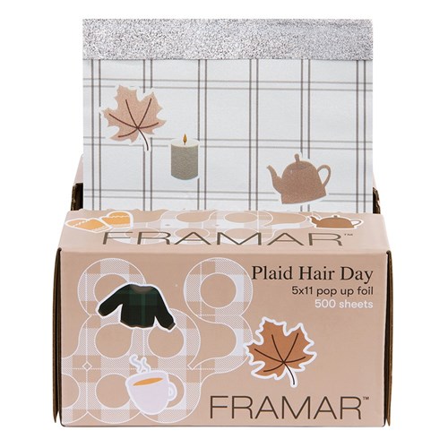 Framar Pop Up Foil Plaid Hair Day