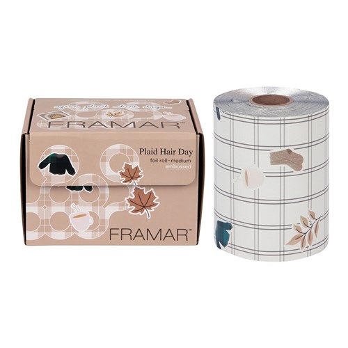 Framar Embossed Foil Roll Plaid Hair Day 