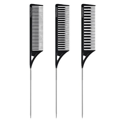 Framar Dreamweaver Highlighting Tail Combs 3pk Black