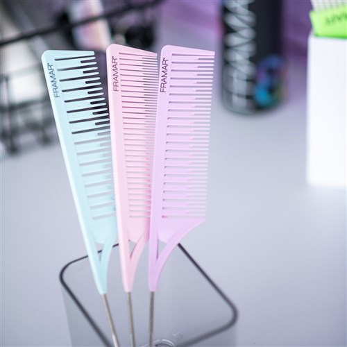 Framar Dreamweaver Highlighting Tail Combs 3pk Pastel