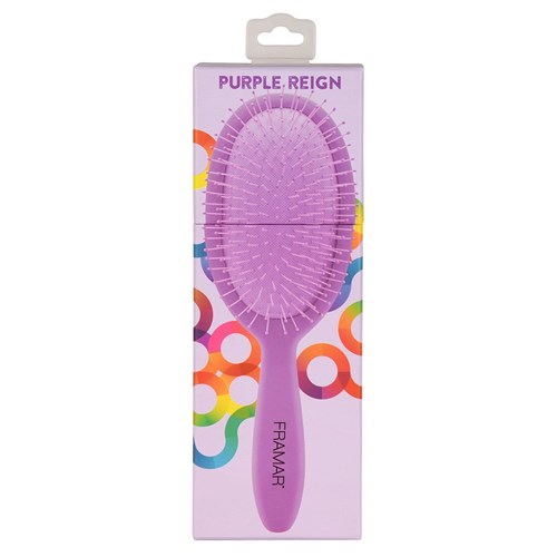 Framar Detangle Hair Brush Purple Reign