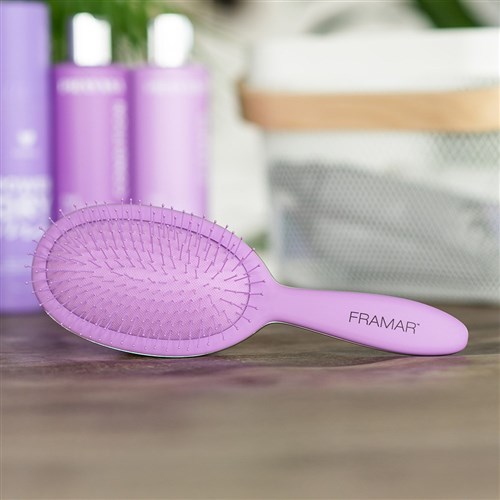 Framar Detangle Hair Brush Purple Reign