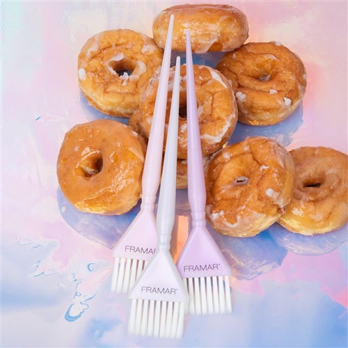 Framar Triple Threat Tint Brush Set Glazed Donut