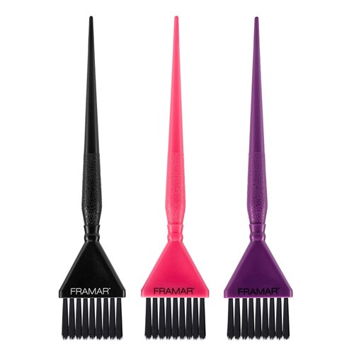 Framar Triple Threat Tint Brush Set Coloured