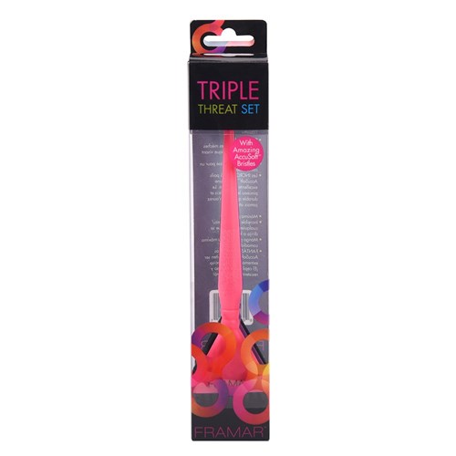 Framar Triple Threat Tint Brush Set Coloured