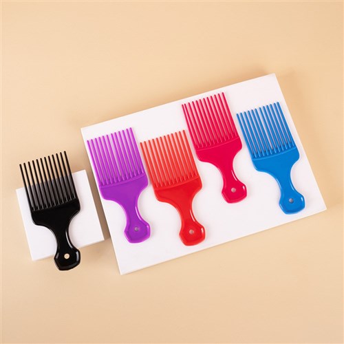  Salon Smart Afro Hair Comb, Black