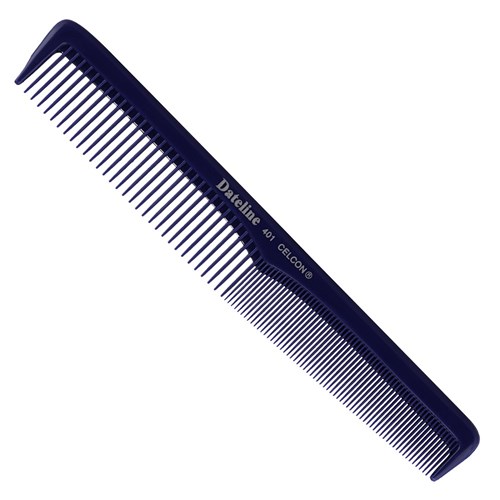 Dateline Professional Blue Celcon 401 Tapered Styling Comb