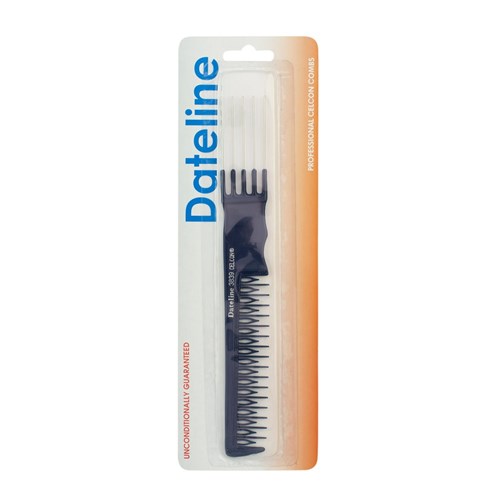 Dateline Professional Blue Celcon 3839 Metal Teasing Comb
