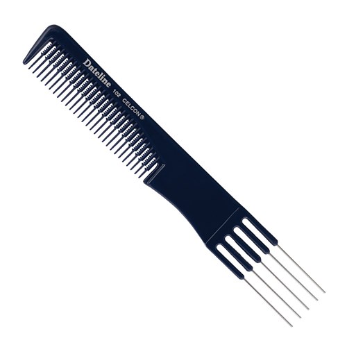 Dateline Professional Blue Celcon MKII/102 Metal Teasing Comb - 19cm