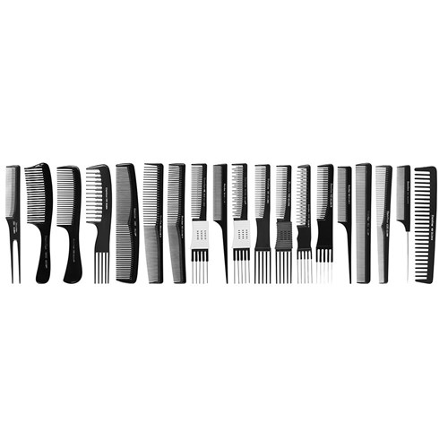 Dateline Professional Black Celcon 501 Plastic Tail Comb