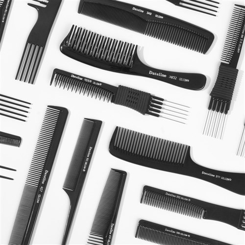 Dateline Professional Black Celcon 3111 Basin Comb