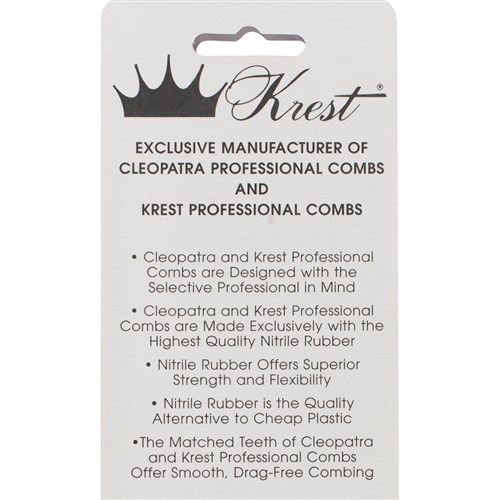 Krest Professional 9001 Flattop Comb White