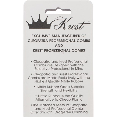 Krest Professional 9001 Flattop Comb Black