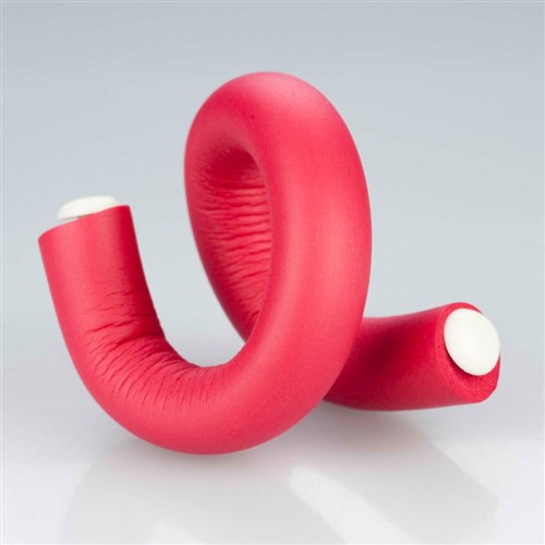 Hair FX Medium Flexible Rollers - Red, 12pk