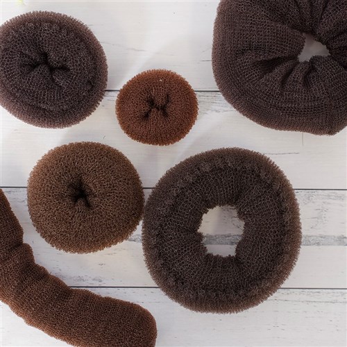 Dress Me Up Hair Donut Brown - Small, Thick