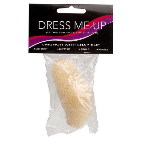 Dress Me Up Hair Padded Chignon with Snap Clip Blonde