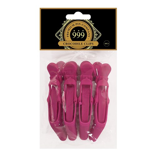 Premium Pin Company 999 Crocodile Clips Pink