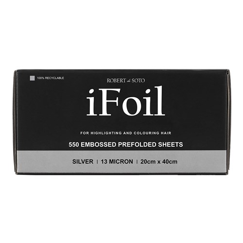 Robert de Soto iFoil Embossed Pop Up 13 Micron Extra Wide Silver