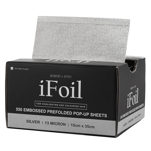 Robert do Soto iFoil Embossed Pop Up 13 Micron Wide Silver Long