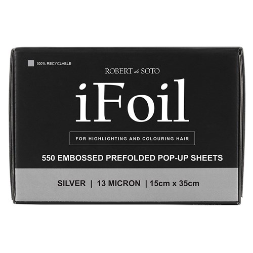 Robert do Soto iFoil Embossed Pop Up 13 Micron Wide Silver Long