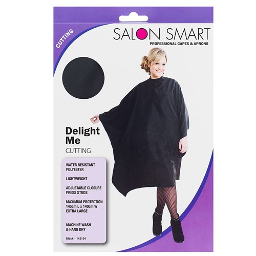 Salon Smart Delight Me Styling Cape in Black