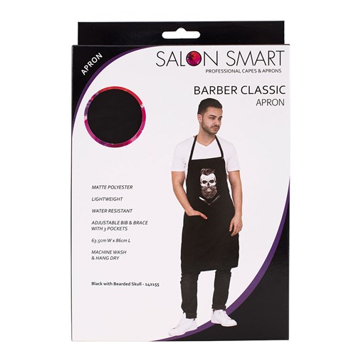 Salon Smart Barber Classic Protective Apron Box Front