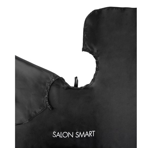 SALON SMART CAPE ADORE ME AA009 WATER REPELENT POLYESTER BLACK SNAPS 128X148cm 230T