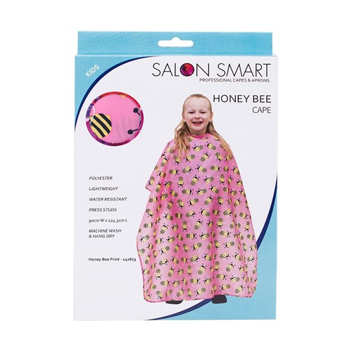 Salon Smart Honey Bee Kids Hairdressing Cape Box Front
