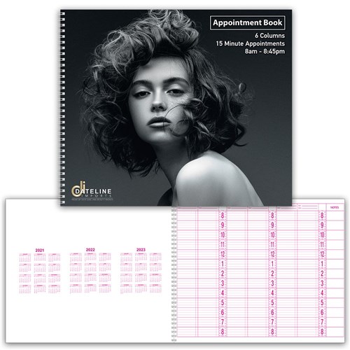 Dateline Professional 6 Column Appointment Book