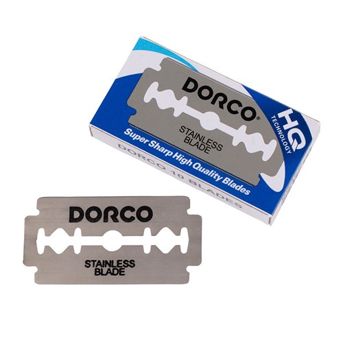 Dorco Stainless Steel Hair Razor Blades 100pk