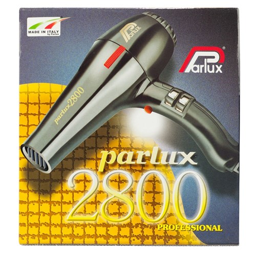 Parlux 2800 Superturbo Hair Dryer Black Box