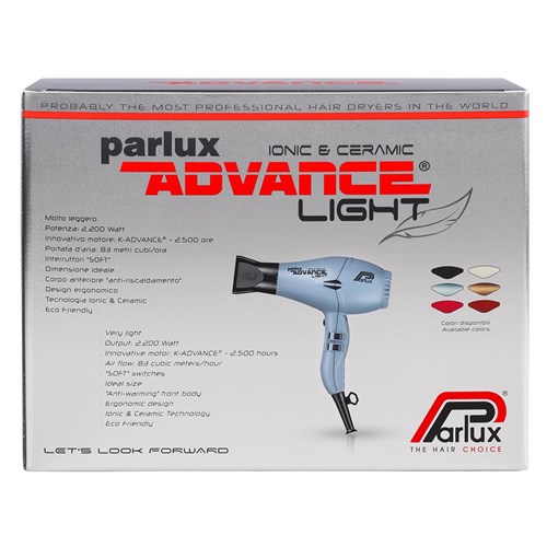 Parlux Advance Light Hair Dryer Limited Edition Matte Blue