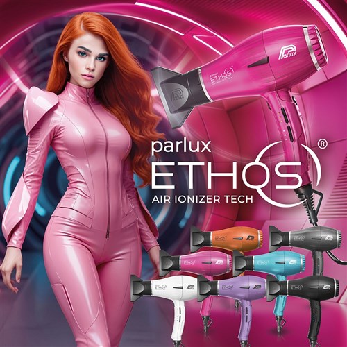 Parlux Ethos Hair Dryer and Diffuser White