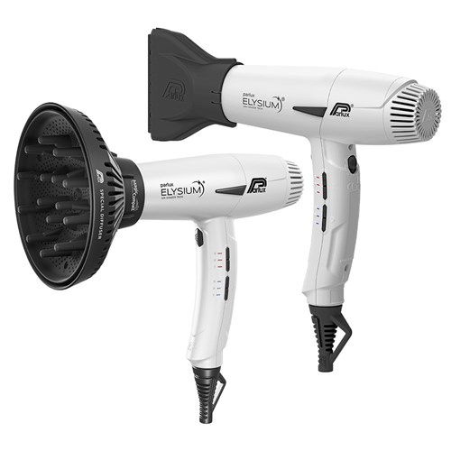 PARLUX ELYSIUM WHITE WITH DIFF DIFFUSER DRYER MATT WHITE