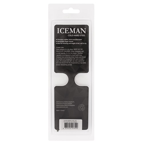 Iceman Hairdressing Thinner Scissors Rose Gold 5.5” Package Back