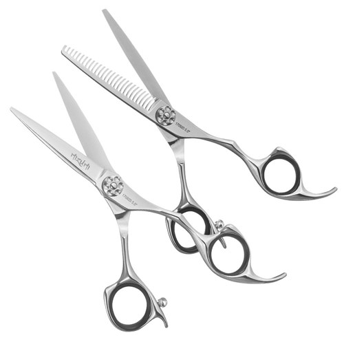 Iceman Mizumi Katani 5.5” Hairdressing Scissors Thinner Set Silver