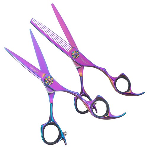 Iceman Mizumi Katani 5.5” Hairdressing Scissors Thinner Set Pink