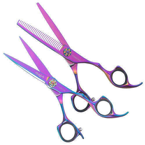 Iceman Mizumi Katani 6” Hairdressing Scissors Thinner Set Pink